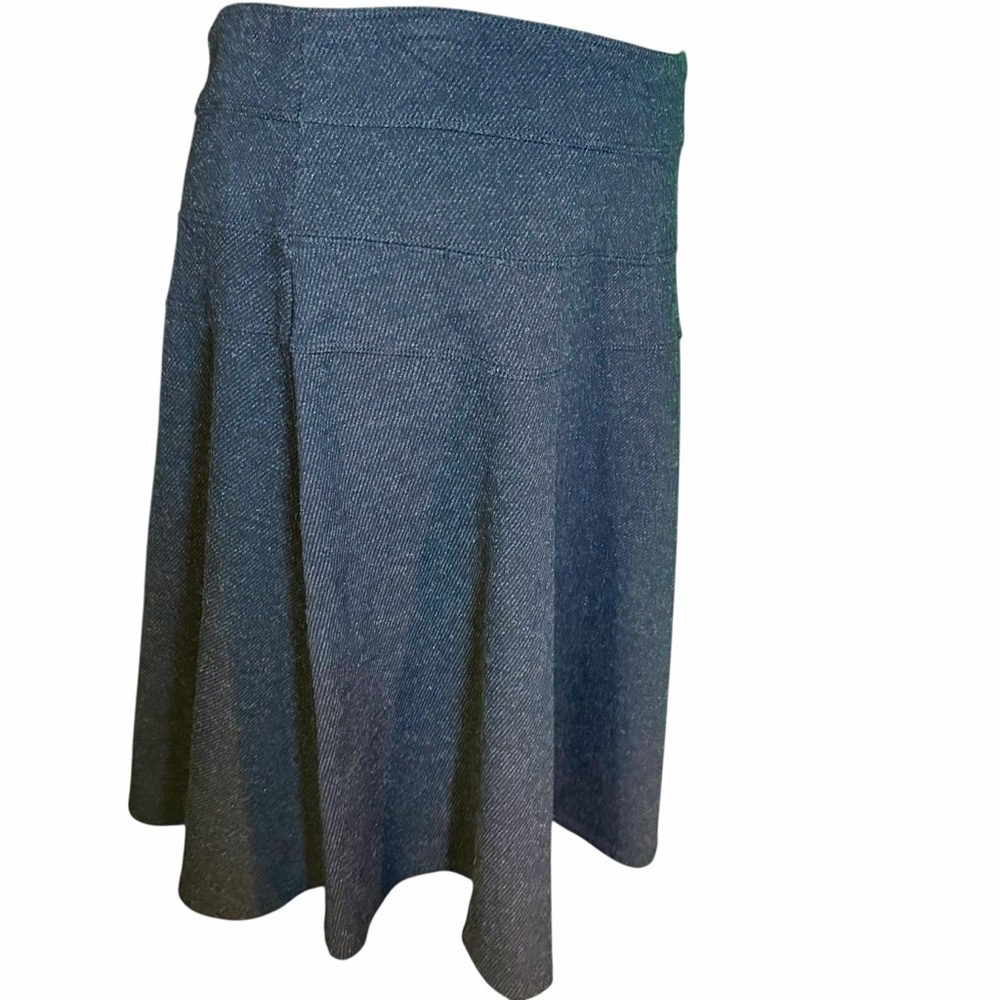 Athleta Ponte Twill A-Line Mini Skirt in Charcoal Gray Size 8 Tall - Picture 14 of 14